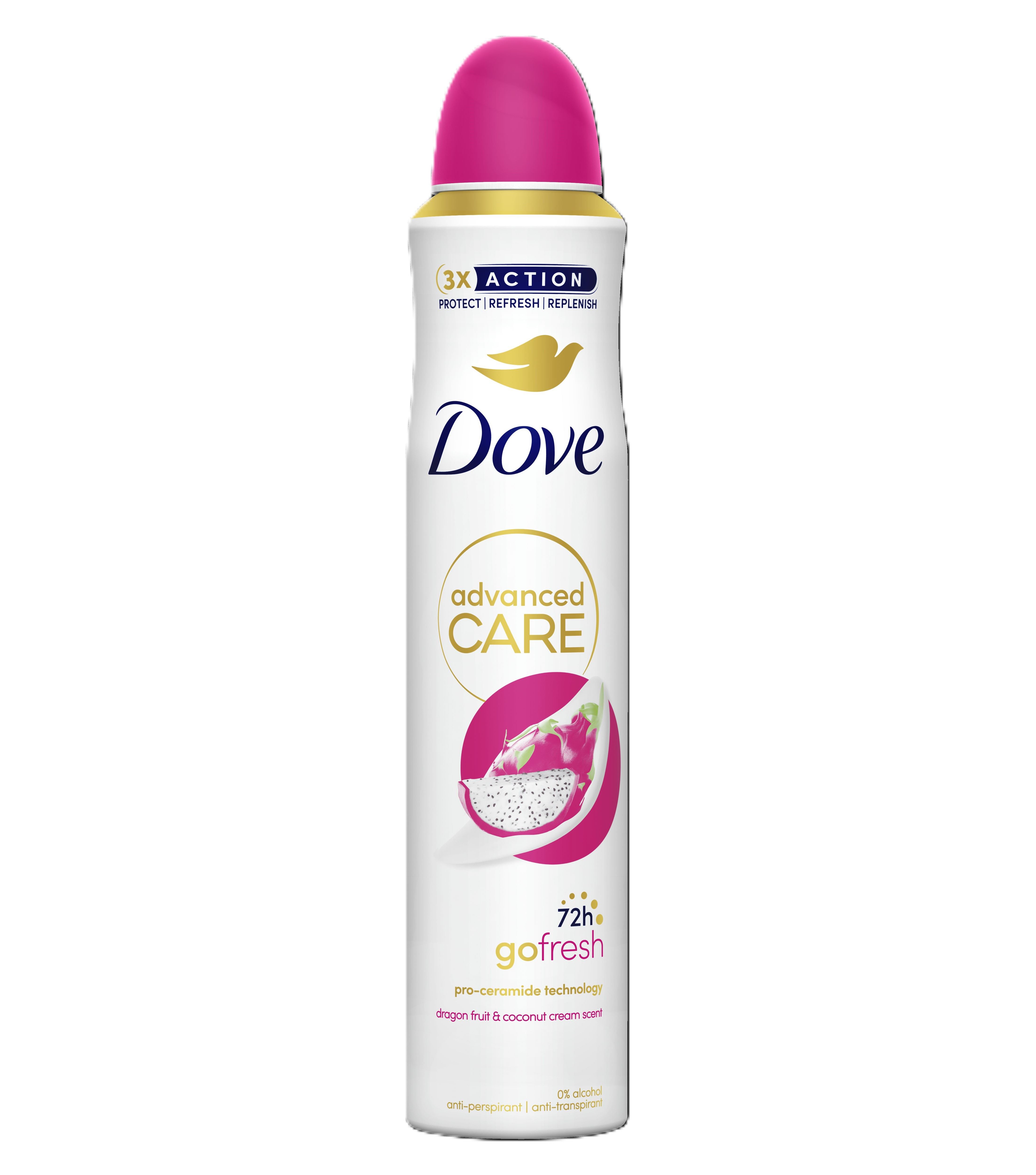 Antiperspirant spray Dove Advanced Care Spray Dragon Fruit & Coconut Cream  200ml