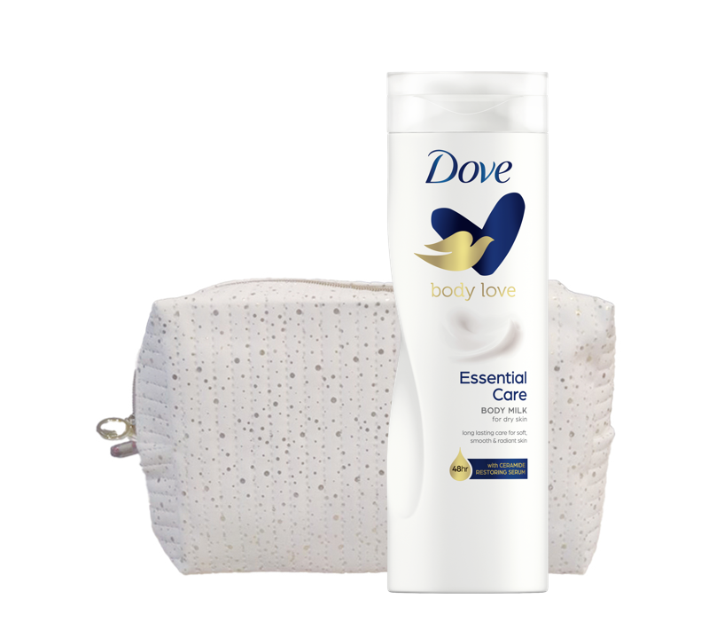 Lapte de corp Dove Body Milk Essential Care 250ml + Gentuta Gratis