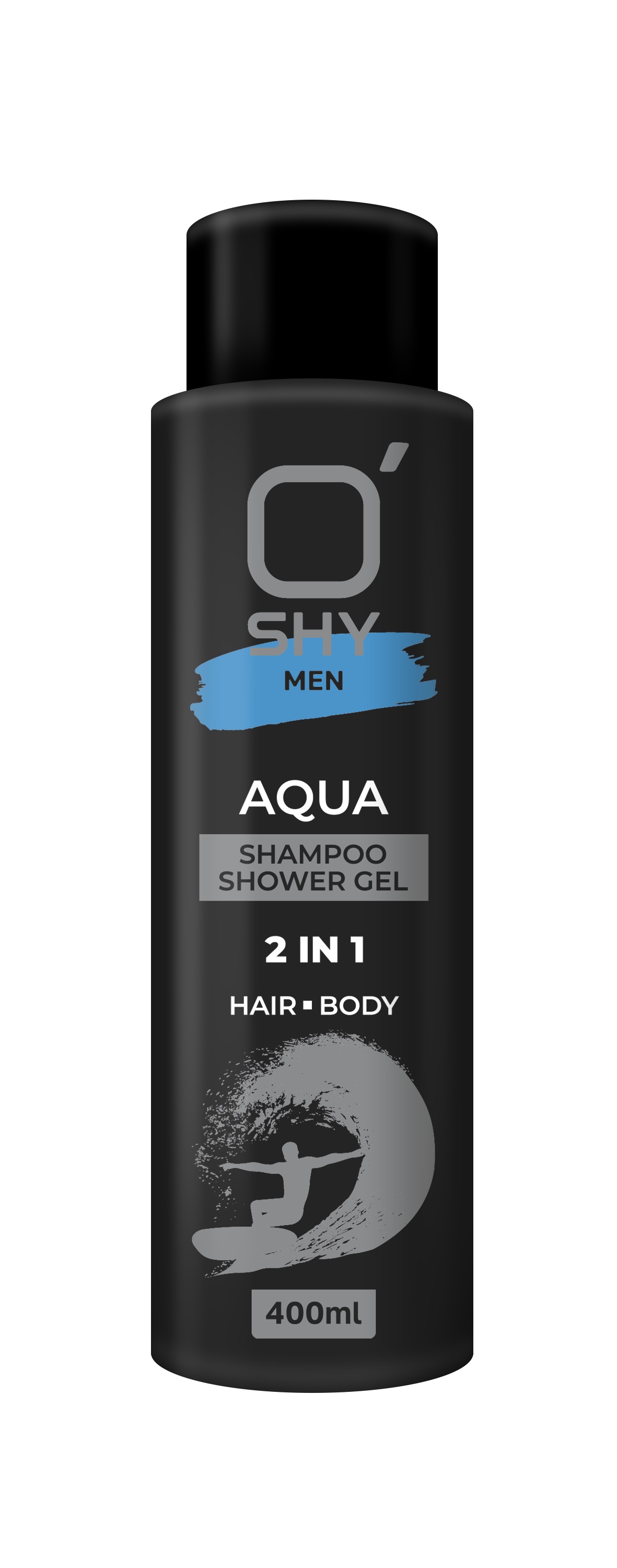O'SHY MEN Шампунь - Гел для душа  2 в 1 AQUA  400мл