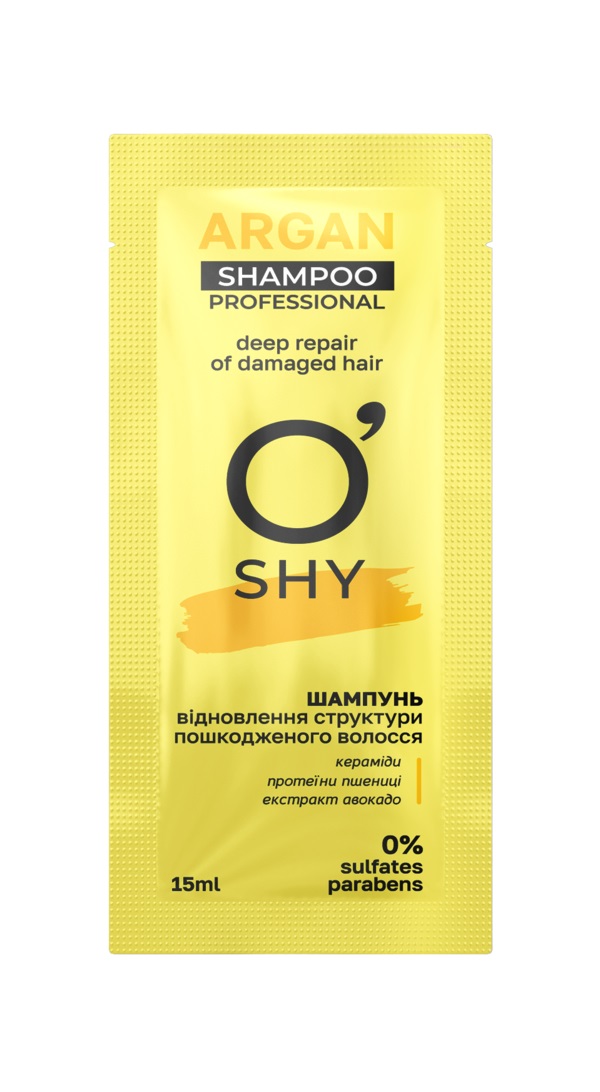 O'SHY Шампунь ARGAN 15мл, саше
