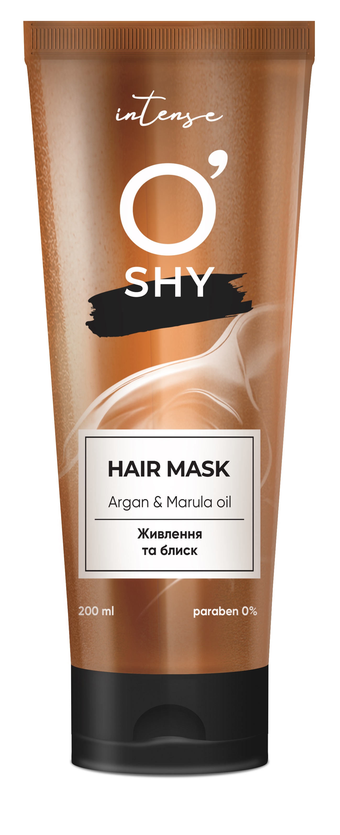 O'SHY Intense Mască pentru păr ARGAN & MARULA OIL 200ml