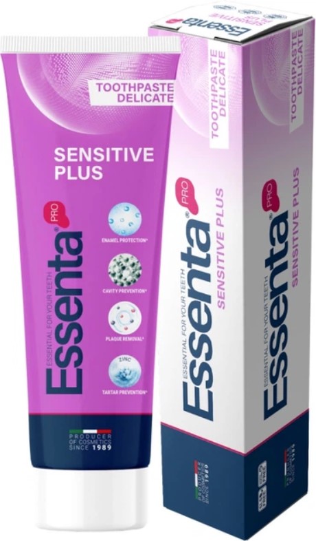 Зубная паста Essenta Pro Sensitive Plus 75мл