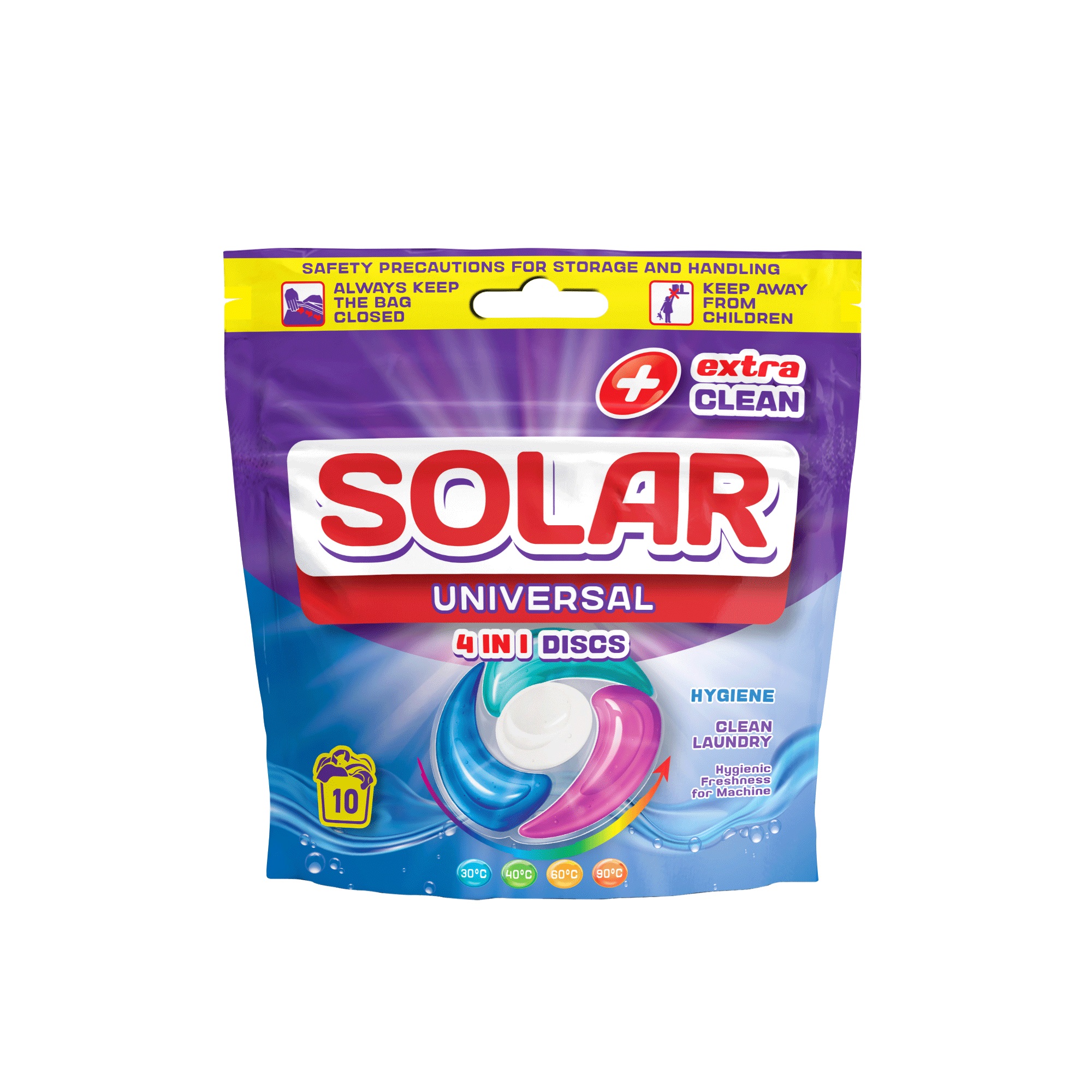 Capsule pentru spălat rufe SOLAR Universal 10 buc