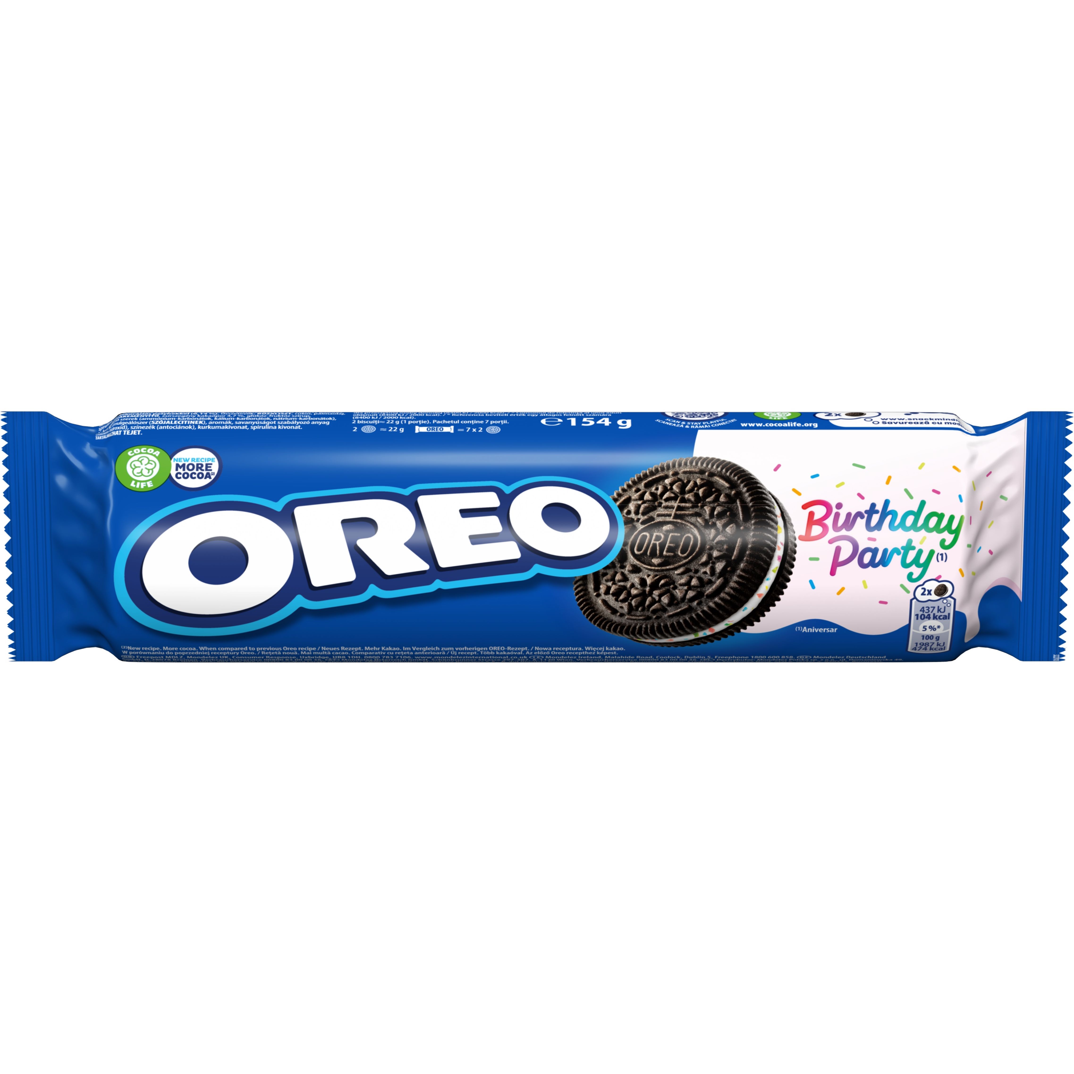Biscuiți Oreo Birthday Party  154g