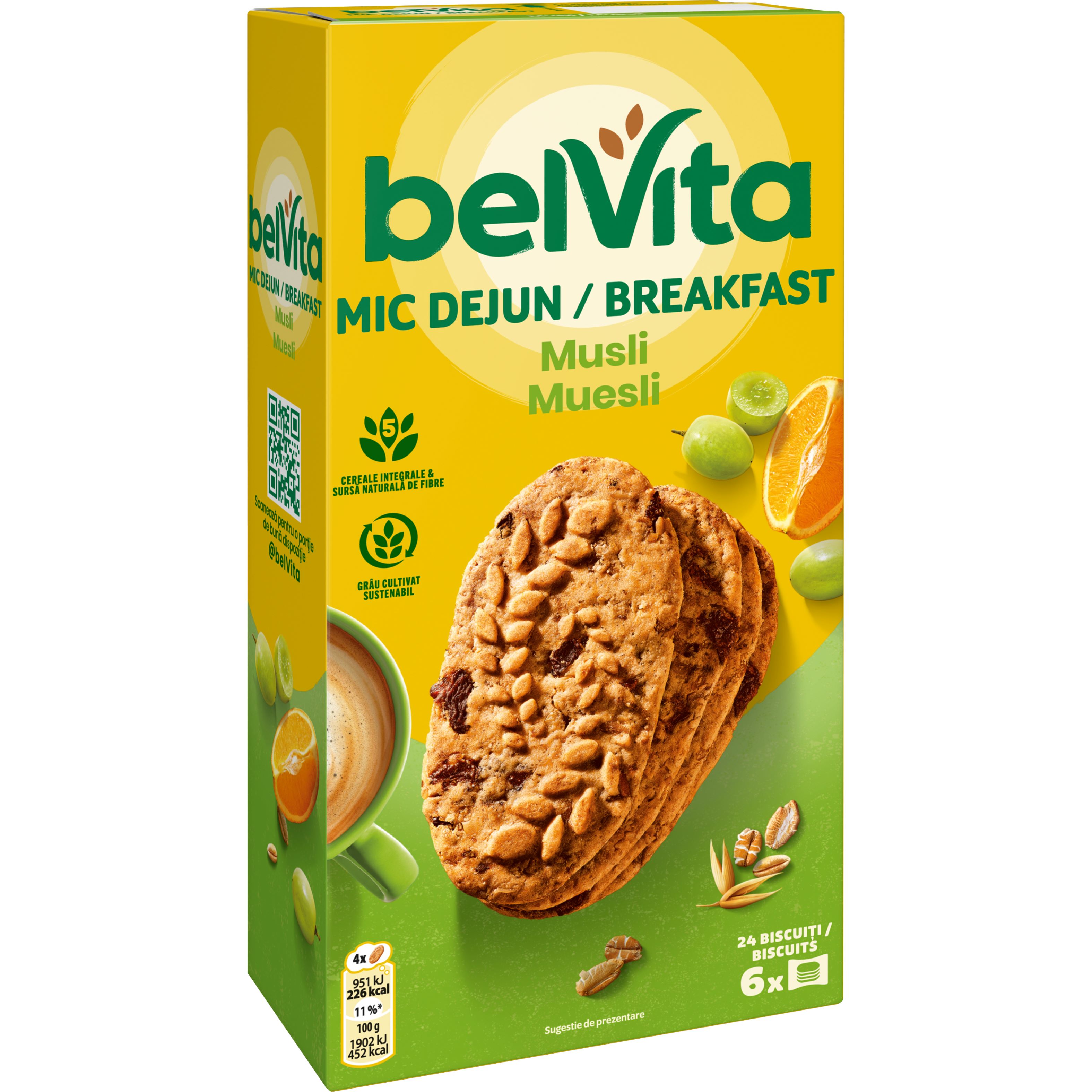 Biscuiți Belvita Mic Dejun Musli  300g