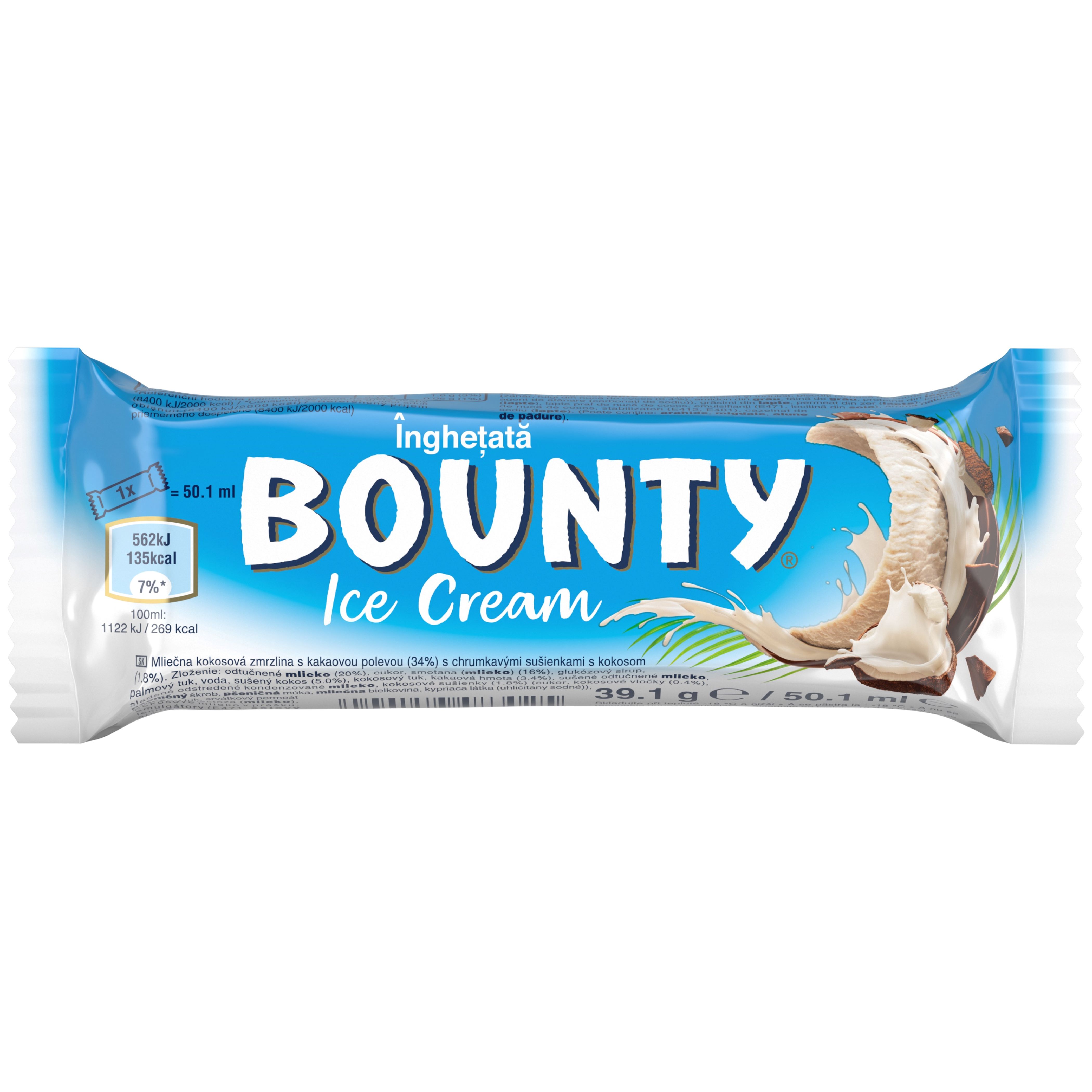 BOUNTY baton de înghețată 39,1g