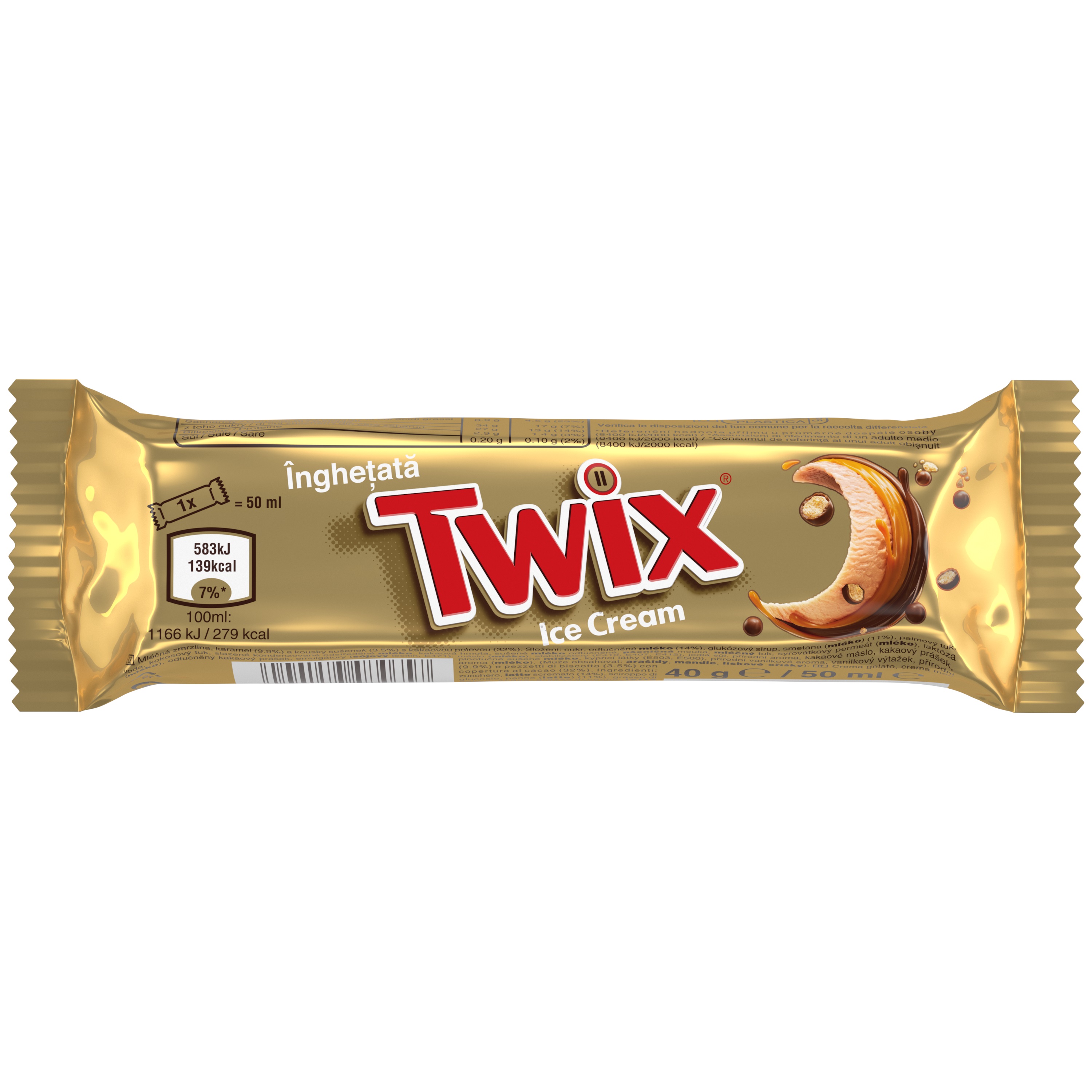 TWIX baton de înghețată 40g