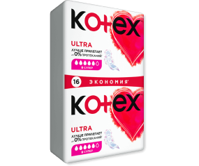 Kotex Ultra Super Duo Pads, 16 buc