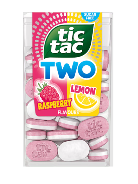 Драже "Tic Tac Two Raspberry Lemon", 38.5 g