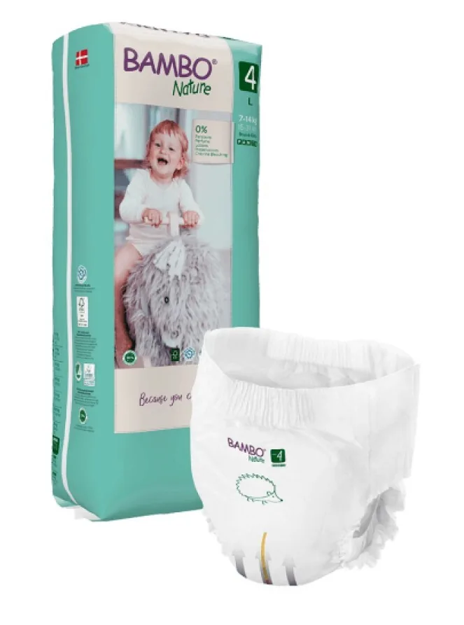 Трусики Bambo Nature 4, 7-14 кг, 40 шт