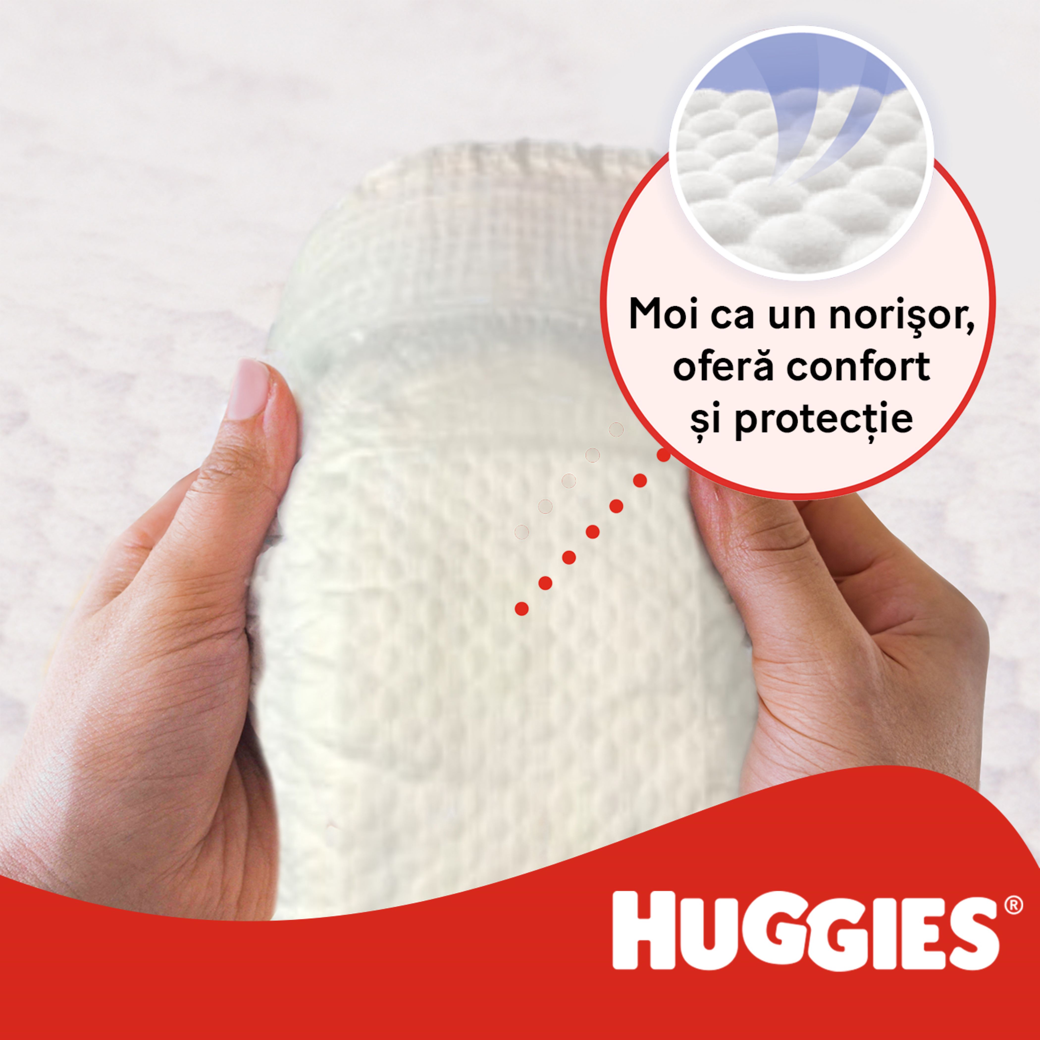 Set Scutece-chiloţel Huggies Little Movers pentru băieţel 3 (7-11 kg), 116buc. (2x58buc)