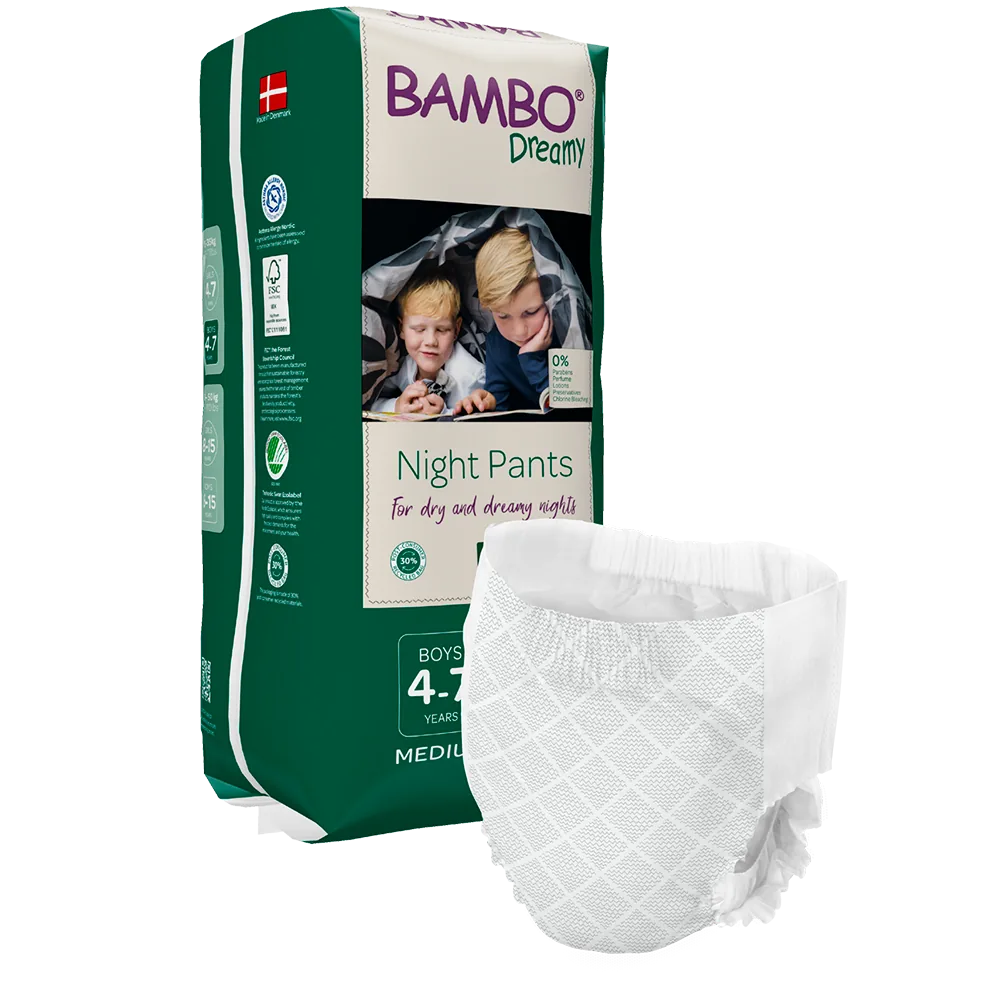 Трусики для мальчика Bambo Dreamy Night  4-7  лет, 15-35 кг, 10 шт