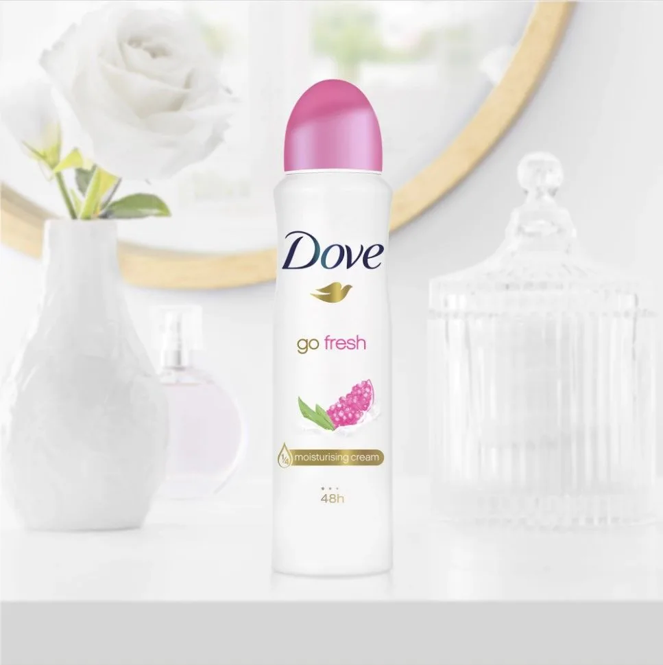 Antiperspirant Dove Go Fresh Pomegranate&Lemon Verbena Scent, 150 ml