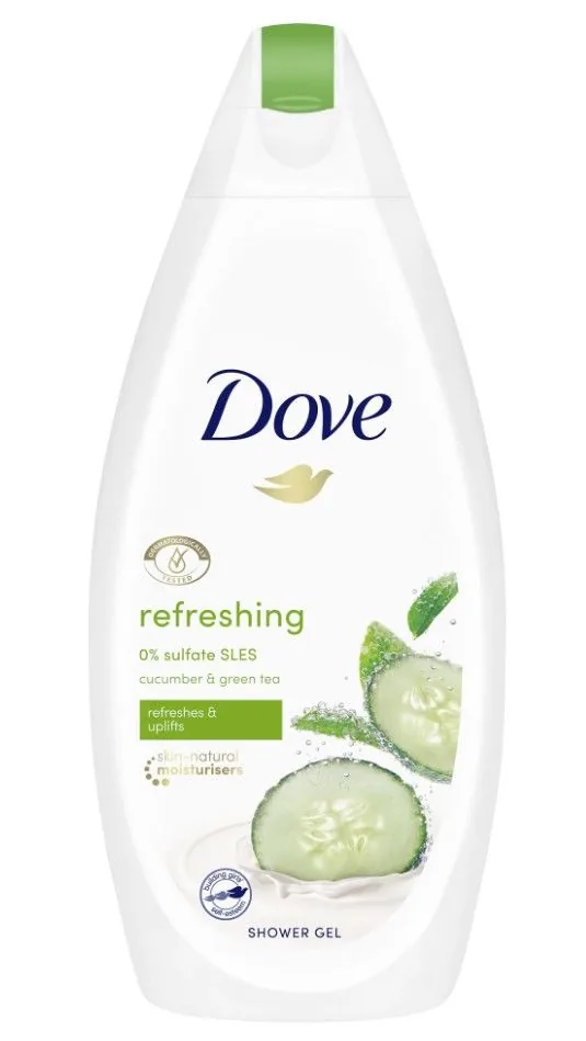Gel de duş Dove Fresh Touch, 250 ml