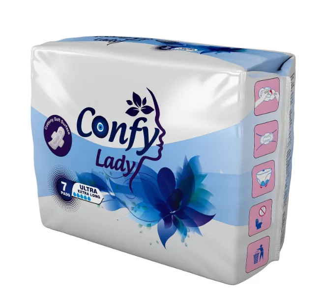 Absorbante igienice pentru femei Confy Lady ULTRA NIGHT STD, 7 buc.