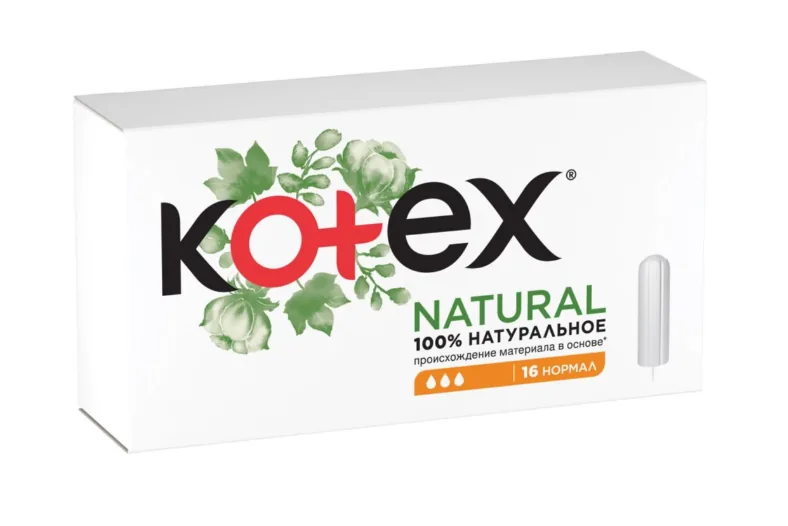 Тампоны Kotex Natural Normal, 16 шт