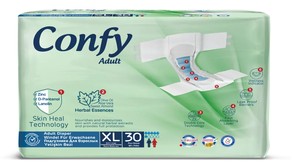 Confy Adult EXTRALARGE JUMBO, Подгузники для взрослых, 30 шт.