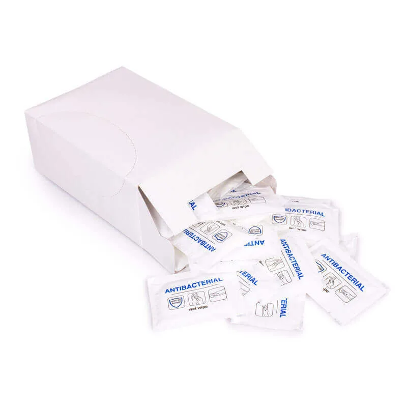 Șervețele umede pentru mâini și față antibacteriene PROservice, 80 buc.