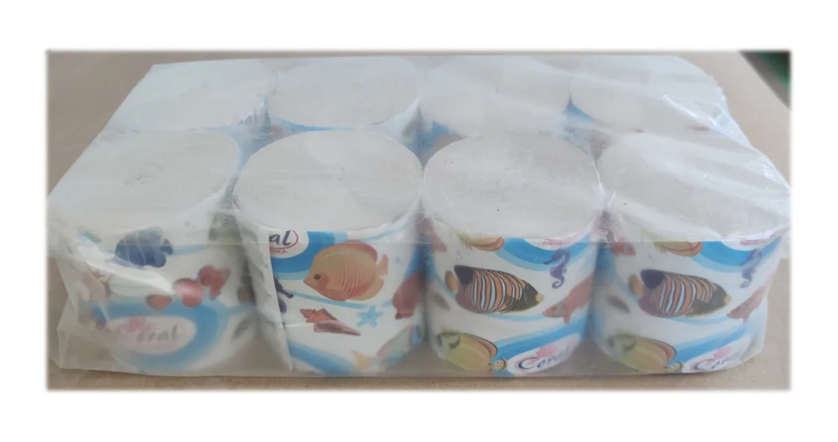 Туалетная бумага Coral, 8 рулонов