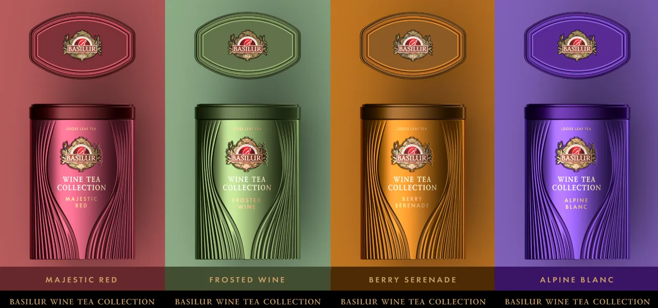 Basilur Wine Tea  BERRY SERENADE, Черный чай, 75г