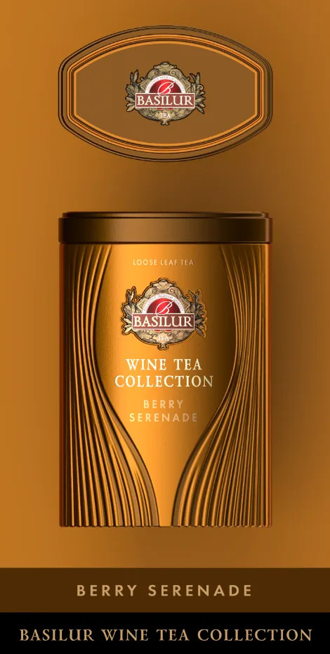 Basilur Wine Tea  BERRY SERENADE, Черный чай, 75г