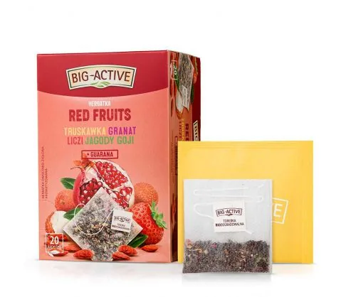 Ceai Big-Active  Fruit tea Red Fruits  20 plicuri