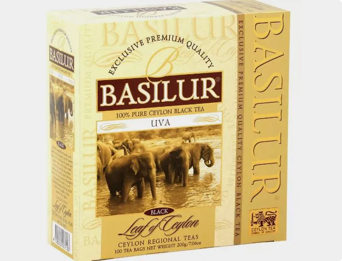 Ceai negru  Basilur Leaf of Ceylon  UVA, 100*2g