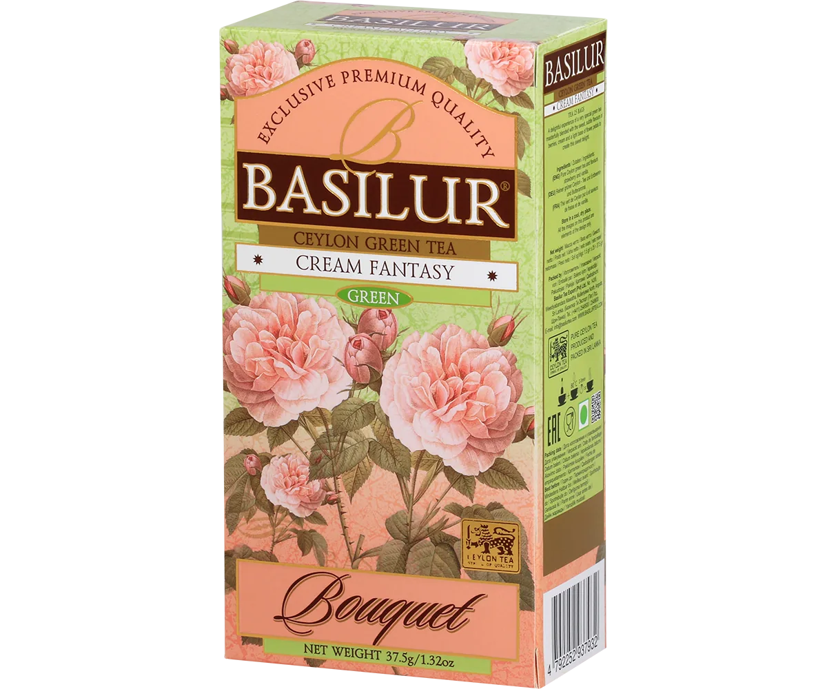 Чай зеленый  Basilur Bouquet Collection  CREAM FANTASY  25*1,5 г