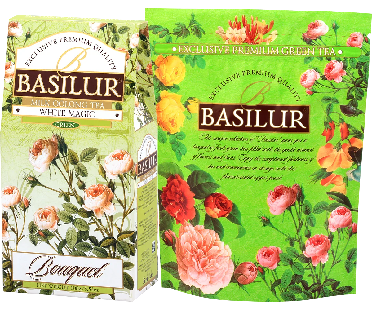 Чай зеленый  Basilur Bouquet Collection  WHITE MAGIC  100 г
