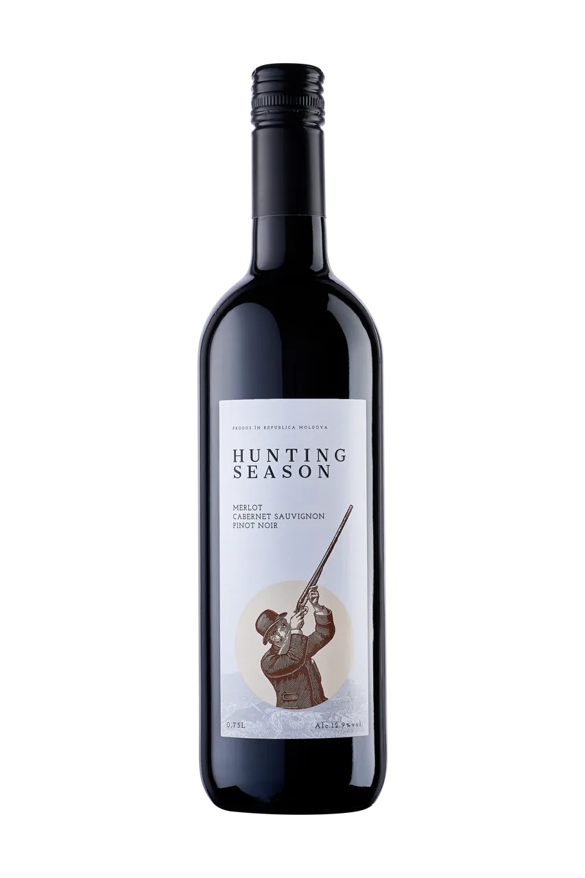 Hunting Season #1,  Merlot, Cabernet Sauvignon, Pinot Noir,  sec roșu,  0.75 L