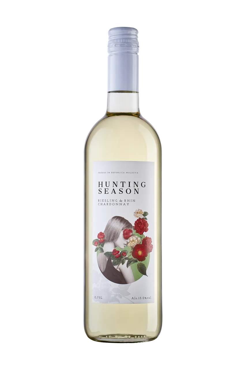 Hunting Season #4,  Riesling de Rhin, Chardonnay, sec alb,  0.75 L