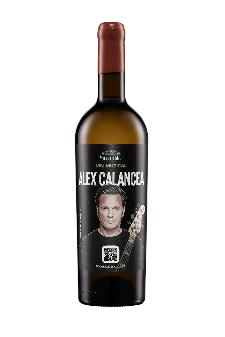 Mileștii Mici  Alex Calancea,  Sauvignon Blanc, vin alb sec,  0.75 L