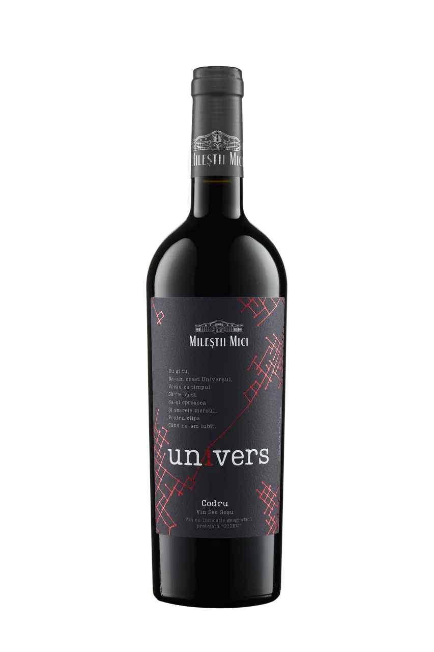 Mileștii Mici Univers, Codru IGP 2020, красное сухое вино, 0,75 л