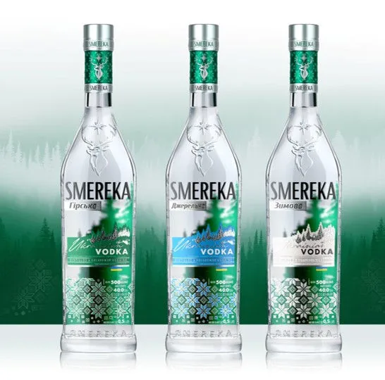 Vodcă Smereka Gornaia 40%,  0.5 L