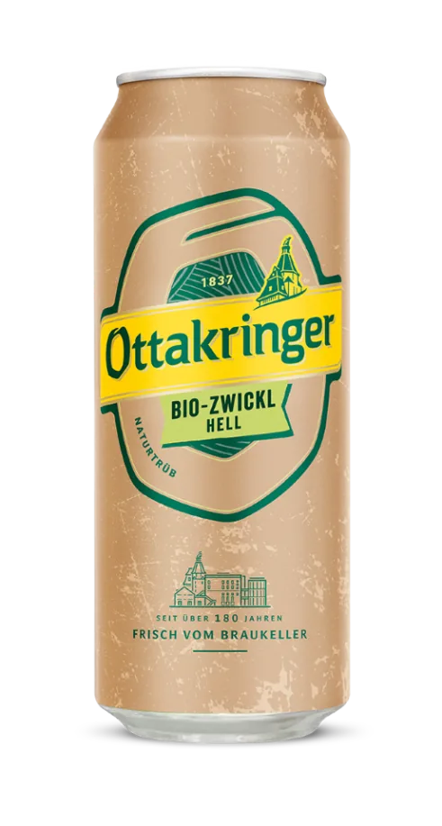 Пиво Ottakringer, Bio-Zwickl Hell, 0.5 L