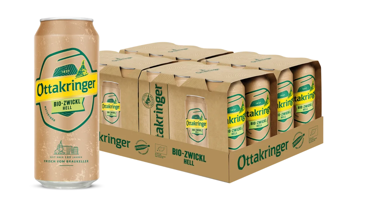 Пиво Ottakringer, Bio-Zwickl Hell, 0.5 L