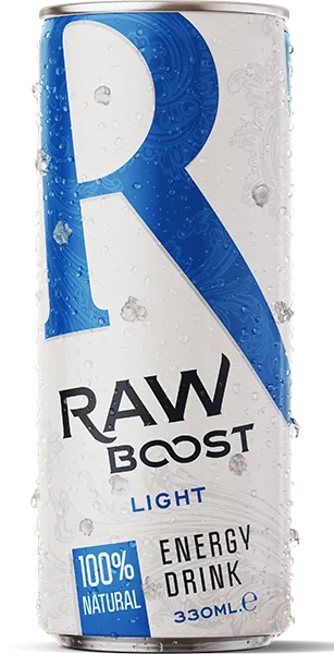 Băutură răcoritoare, energizant RAW BOOST LIGHT, 330 ml