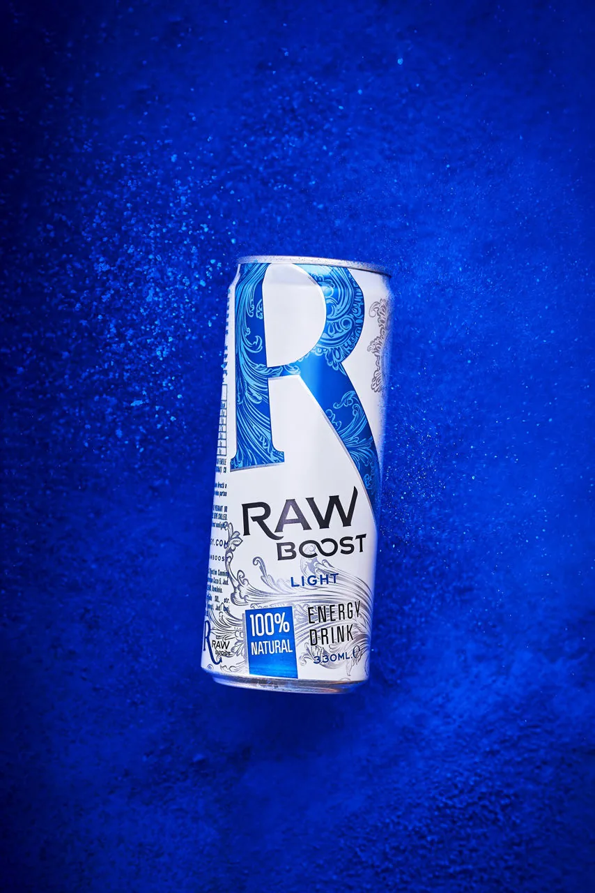 Băutură răcoritoare, energizant RAW BOOST LIGHT, 330 ml