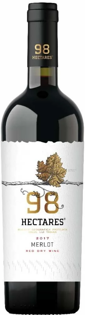 Vinuri de Comrat 98 Hectares Merlot, sec roșu,  0.75 L