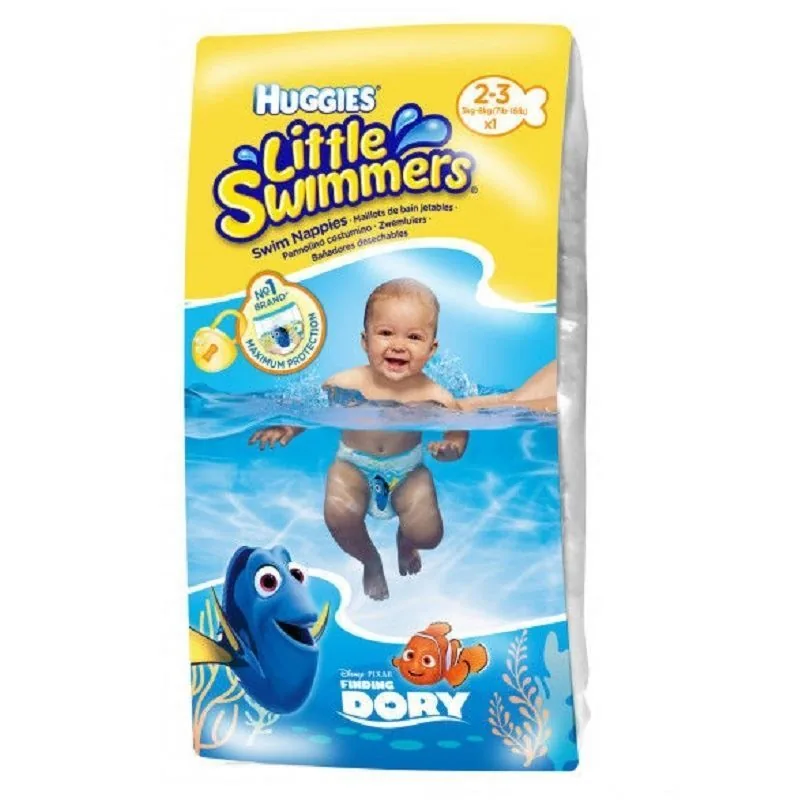 Scutece-chiloţel pentru apă Huggies Little Swimmers  nr. 2-3  (3-8 kg), 12 buc.  