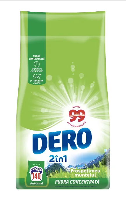 Dero Automat 2in1 Prospeţimea Muntelui 10.5 kg (140 spălări)