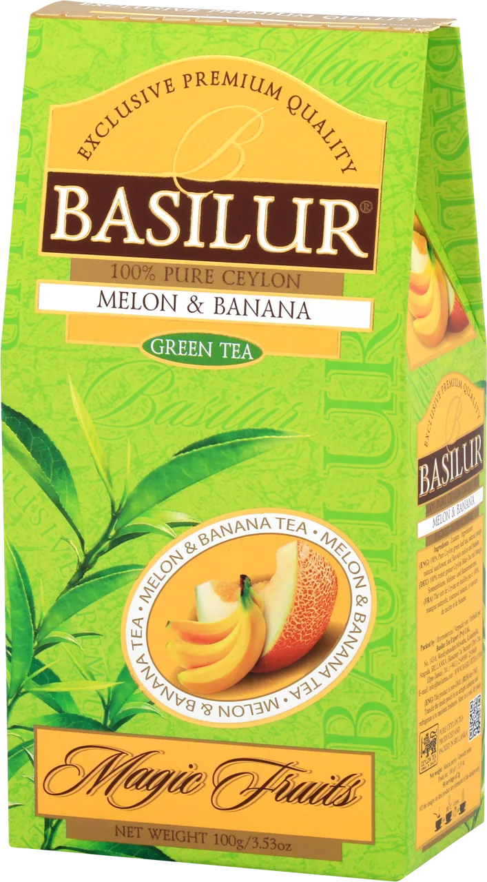 Зеленый чай Basilur Magic Fruits, Melon & Banana, 100 г