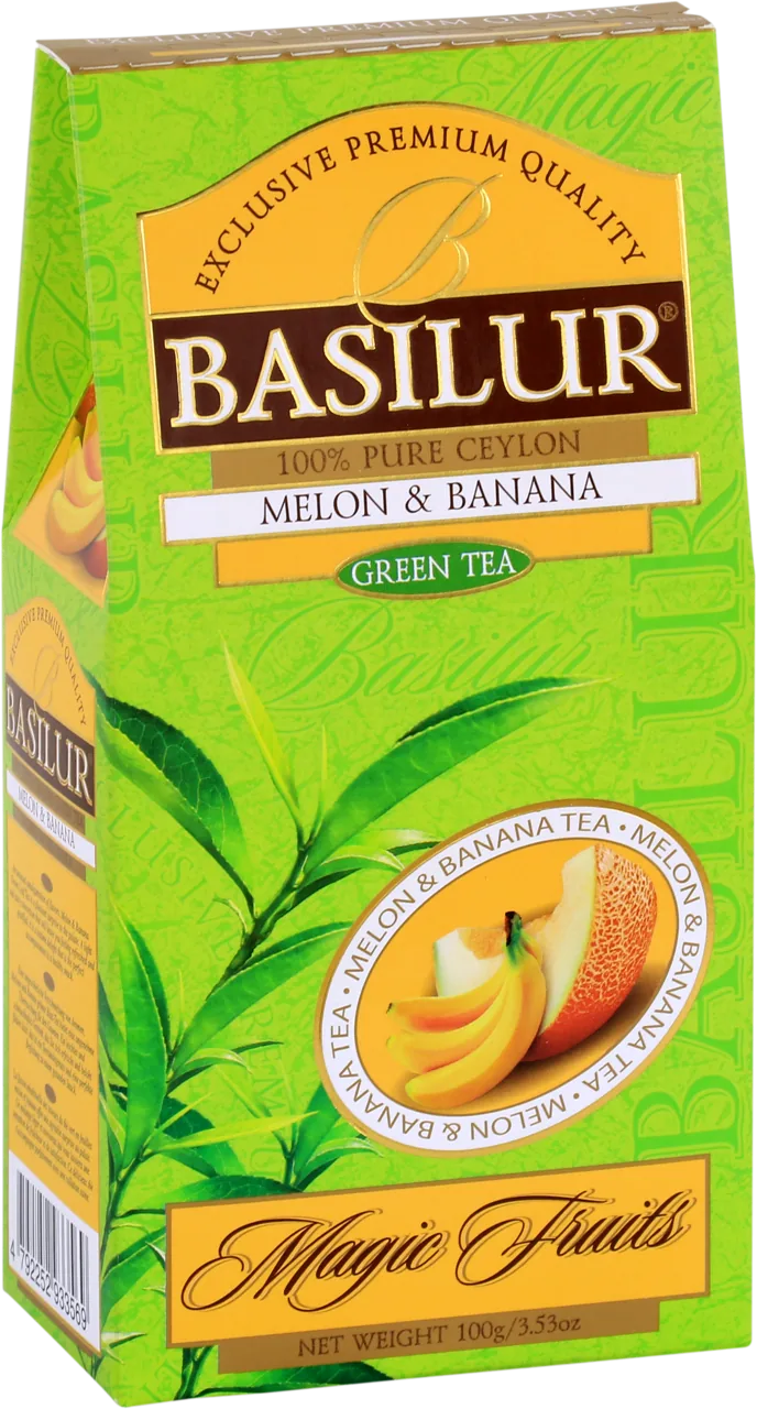 Зеленый чай Basilur Magic Fruits, Melon & Banana, 100 г