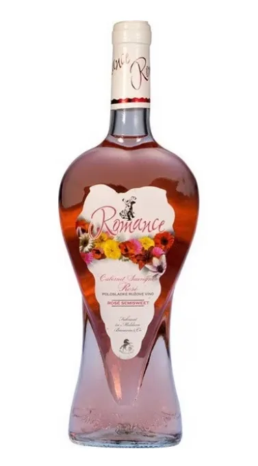 Basavin Romance Pinot Noir Rose, розовое полусладкое, 0,75 л