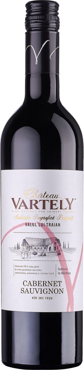 Vin Château Vartely IGP Cabernet Sauvignon, sec roșu, 2023, 0.75 L
