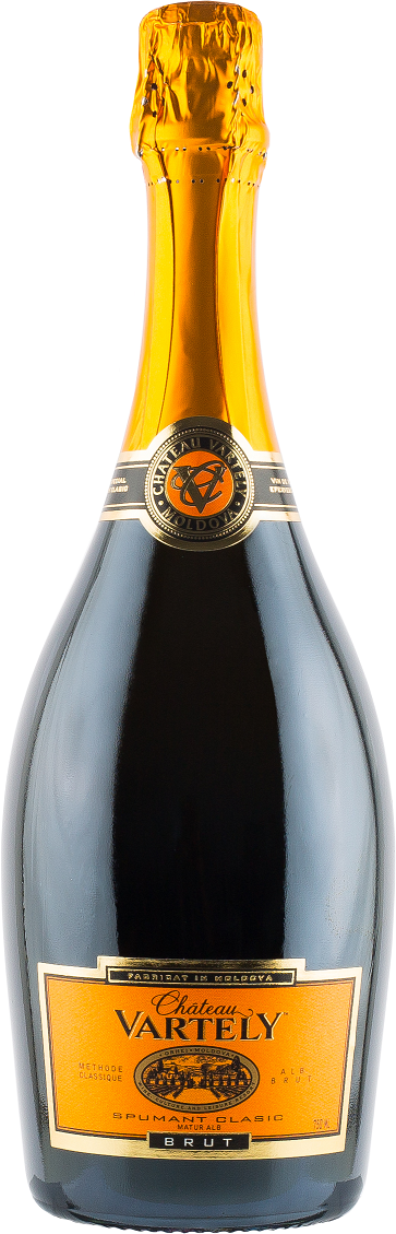 Château Vartely, Vin Spumant clasic matur Brut Alb 2022,  0.75 L