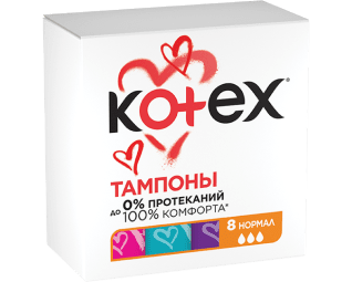 Tampoane igienice Kotex Normal, 8 buc.