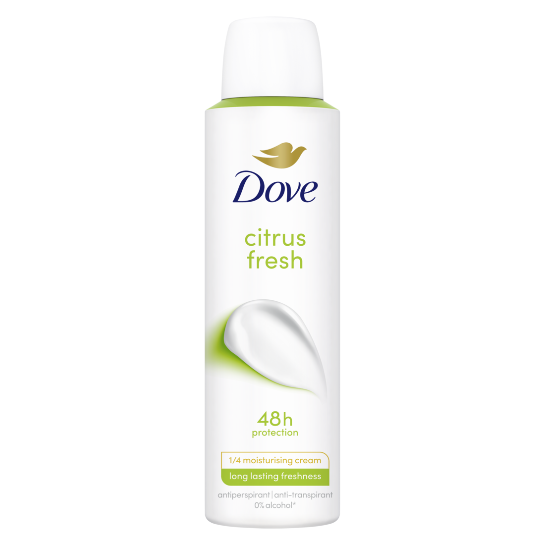 Antiperspirant spray Dove Deo Citrus Fresh 150 ml.