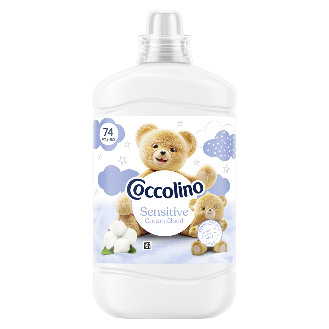 Balsam de rufe Coccolino  Sensitive Cotton Cloud 1702 ml (74 spalari)