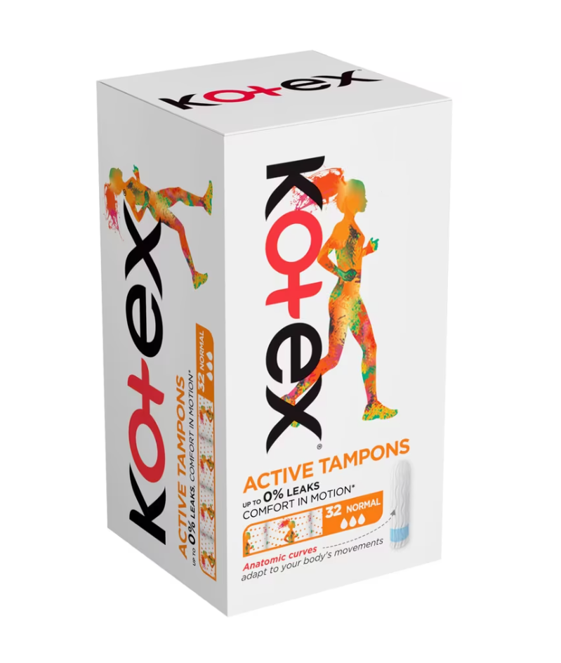 Tampoane igienice Kotex Active Normal, 32 buc.
